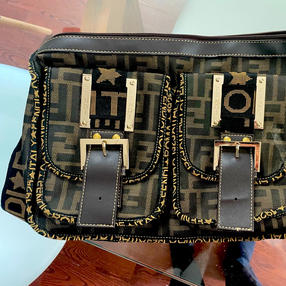 Fendi 1925 Zucca Messenger Bag